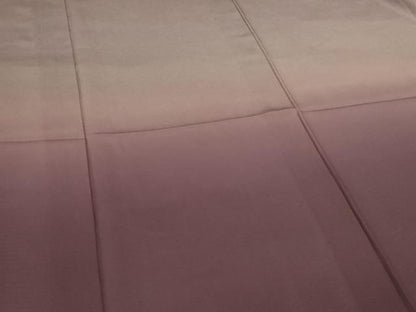 平和屋着物＊夏物　訪問着　絽　泥草木染　墨流し霞文　暈し染め　反端付き　正絹　逸品　AABL6575jd
