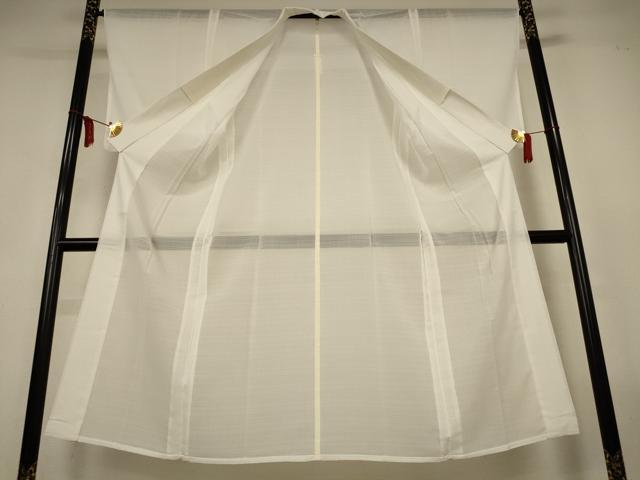 平和屋着物＊夏物　長襦袢　変わり絽　白色　洗える着物　AABL6579jd