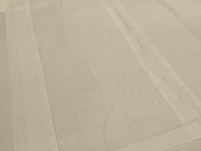 平和屋着物＊夏物　長襦袢　草花紋紗　白色　AABL6580jd