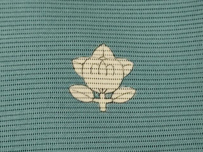 平和屋着物＊夏物　色無地　絽　白群色　正絹　逸品　AABL6583jd