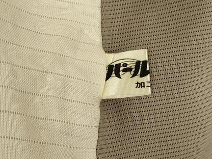 平和屋着物＊夏物　訪問着　絽　刺繍　草花文　暈し染め　金銀彩　正絹　逸品　AABL6586jd