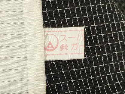 平和屋着物＊夏物　訪問着　紗紬　霞文　黒地　鈴乃屋扱い　正絹　逸品　AABL6590jd