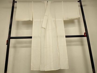 平和屋着物＊夏物　長襦袢　絽　鳥の子色　正絹　逸品　AABL6606jd