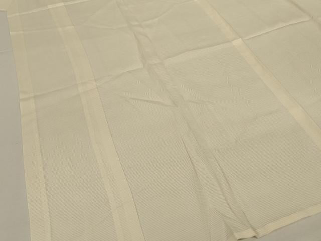 平和屋着物＊夏物　長襦袢　絽　鳥の子色　正絹　逸品　AABL6606jd