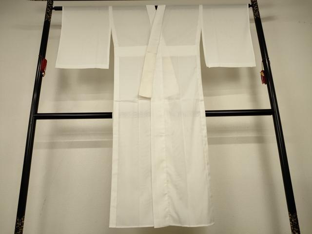 平和屋着物＊夏物　長襦袢　絽　白色　洗える着物　AABL6607jd