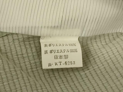 平和屋着物＊夏物　小紋　絽縮緬　丸文　洗える着物　AABL6608jd