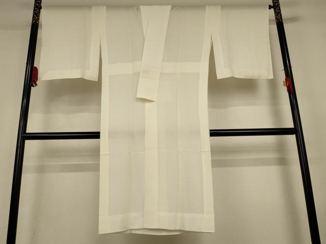 平和屋着物＊夏物　長襦袢　絽　鳥の子色　正絹　逸品　AABL6622jd