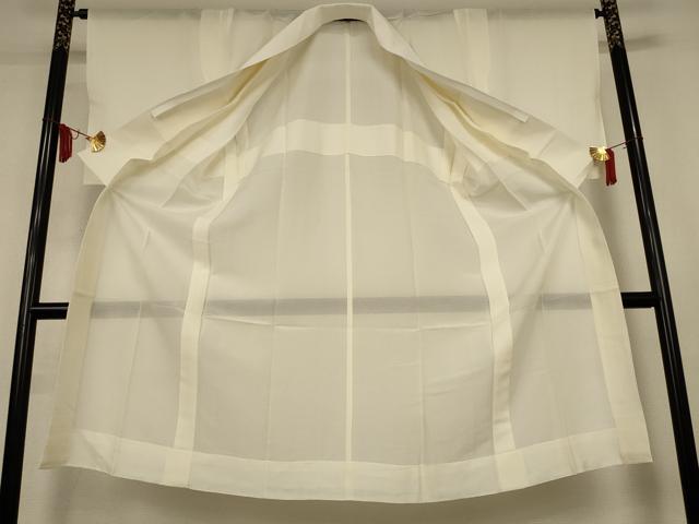 平和屋着物＊夏物　長襦袢　絽　鳥の子色　正絹　逸品　AABL6622jd