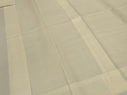 平和屋着物＊夏物　長襦袢　絽　鳥の子色　正絹　逸品　AABL6622jd