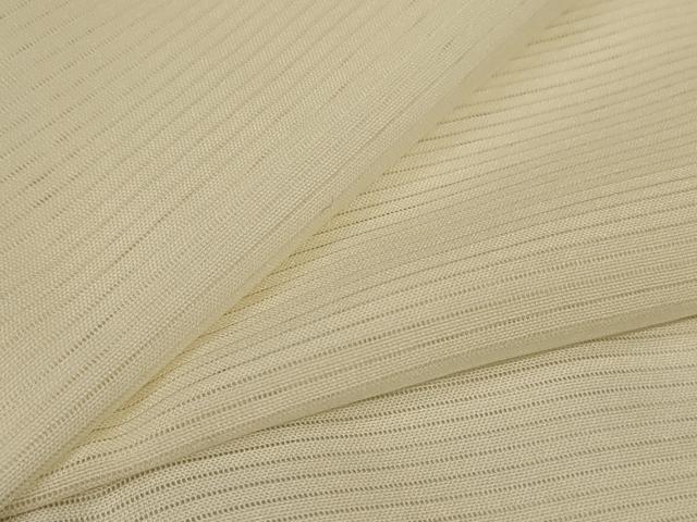 平和屋着物＊夏物　長襦袢　絽　鳥の子色　正絹　逸品　AABL6622jd