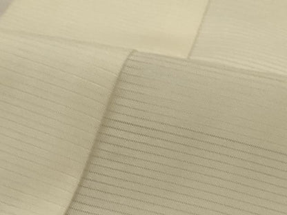 平和屋着物＊夏物　長襦袢　絽　鳥の子色　正絹　逸品　AABL6622jd