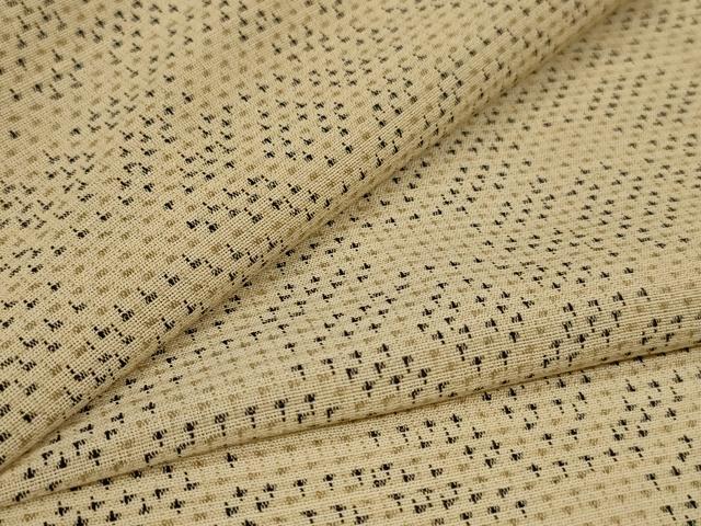 平和屋着物＊夏物　紗紬　幾何学文様　正絹　逸品　AABL6623jd