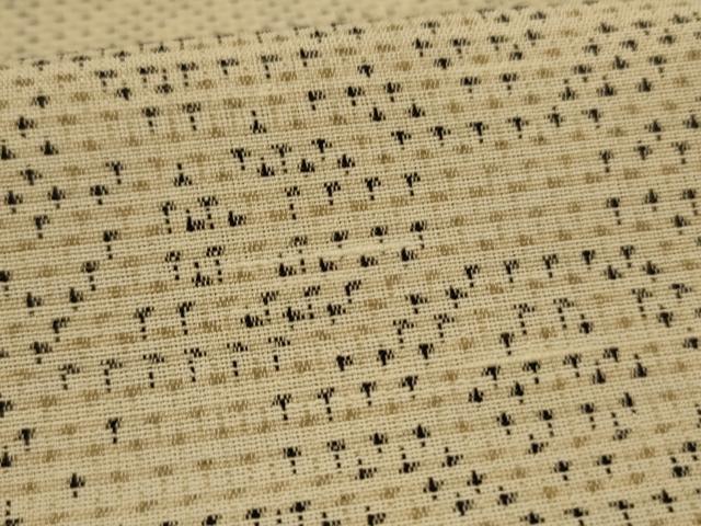 平和屋着物＊夏物　紗紬　幾何学文様　正絹　逸品　AABL6623jd