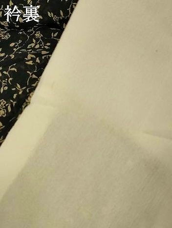 平和屋着物＊夏物　小紋　紗　更紗花文　黒地　正絹　逸品　AABL6626jd