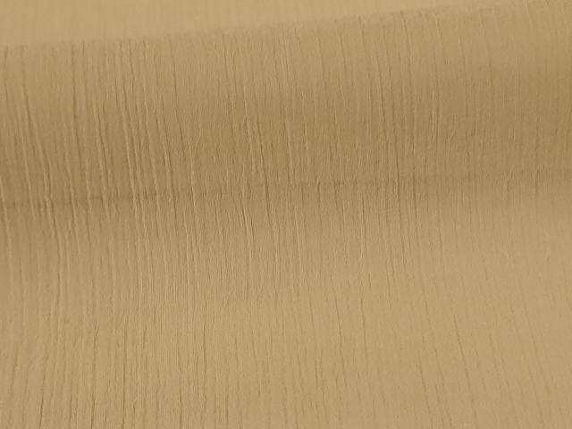 平和屋着物＊夏物　色無地　紗　香色　正絹　逸品　AABL6630jd