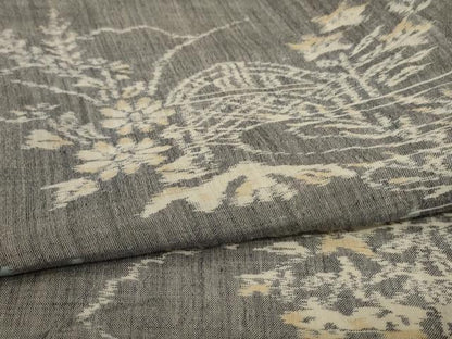 平和屋着物＊夏物　本場小千谷ちぢみ　風景文　麻　逸品　AABL6631jd
