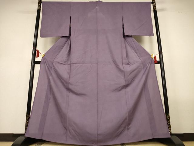 平和屋着物＊夏物　江戸小紋　彫士：住田双光・染士：服部光擴　絽　鮫小紋柄　そごう百貨店扱い　正絹　逸品　AABL6641jd