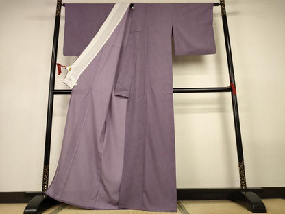 平和屋着物＊夏物　江戸小紋　彫士：住田双光・染士：服部光擴　絽　鮫小紋柄　そごう百貨店扱い　正絹　逸品　AABL6641jd