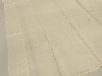 平和屋着物＊夏物　長襦袢　絽　鳥の子色　正絹　逸品　AABL6642jd
