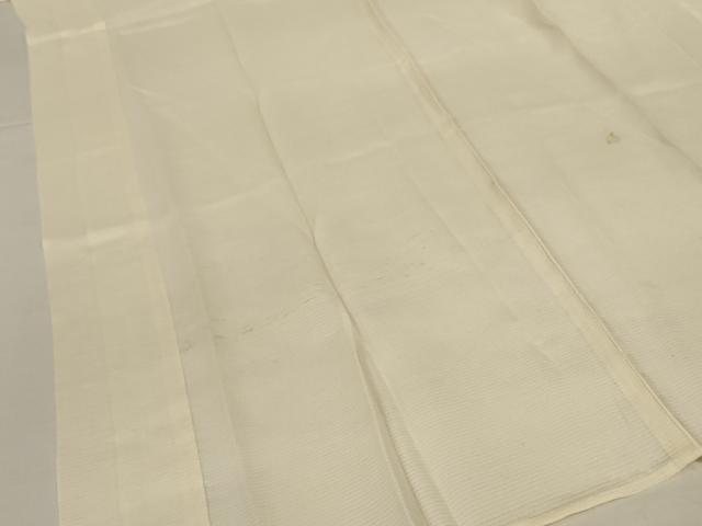 平和屋着物＊夏物　長襦袢　絽　鳥の子色　正絹　逸品　AABL6642jd