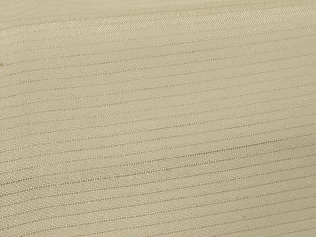 平和屋着物＊夏物　長襦袢　絽　鳥の子色　正絹　逸品　AABL6642jd