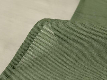 平和屋着物●夏物　色無地　変わり絽　流水紋紗　山葵色　正絹　逸品　AABL6650jd