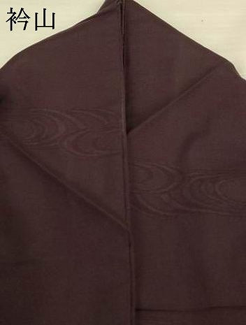 平和屋着物●夏物　色無地　絽　流水舞葉紋紗　黒鳶色　正絹　逸品　AABL6651jd