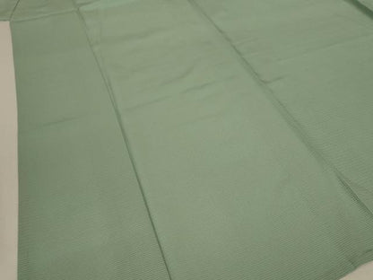 平和屋着物●夏物　色無地　絽　裏葉柳色　正絹　逸品　AABL6652jd