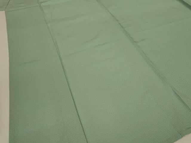 平和屋着物●夏物　色無地　絽　裏葉柳色　正絹　逸品　AABL6652jd