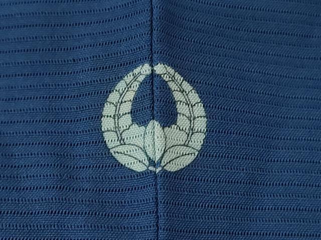 平和屋着物＊夏物　色無地　絽　青藍色　正絹　逸品　未使用　AABL6654jd