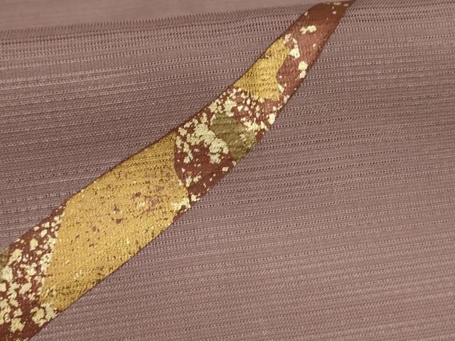 平和屋着物＊夏物　訪問着　変わり絽　抽象文様　金彩　正絹　逸品　AABL6655jd