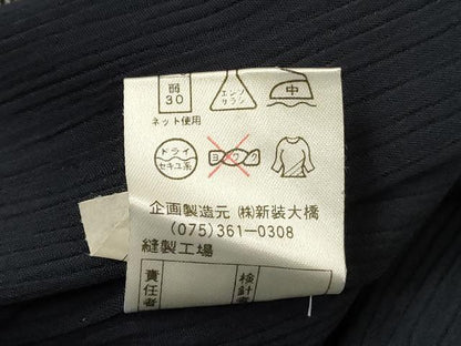 平和屋着物＊夏物　撫松庵　小紋　矢羽文　洗える着物　AABL6663jd