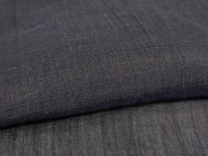 平和屋着物＊夏物　男性　小千谷ちぢみ　褐返色　麻　逸品　AABL6676jd
