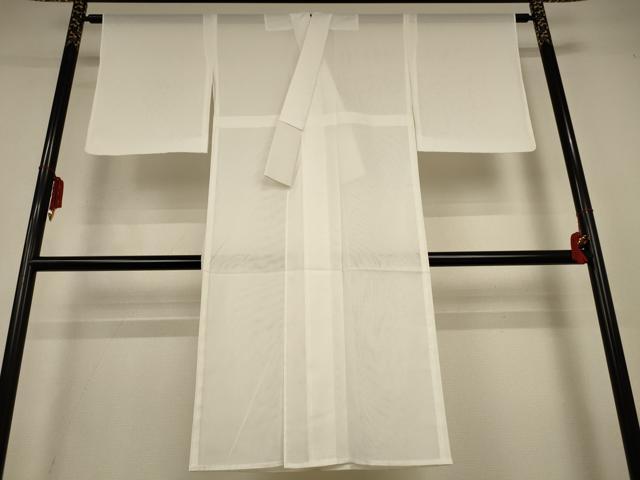 平和屋着物＊夏物　長襦袢　絽　白色　洗える着物　AABL6681jd