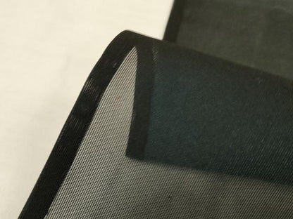 平和屋着物＊夏物　小紋　紗　蔦の葉文　正絹　逸品　AABL6682jd