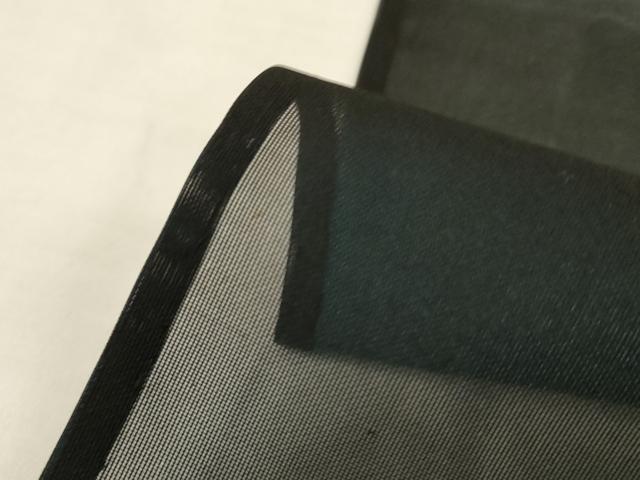 平和屋着物＊夏物　小紋　紗　蔦の葉文　正絹　逸品　AABL6682jd