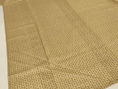 平和屋着物＊夏物　結城上布　麻生里　亀甲文　ますいわ屋扱い　証紙付き　AABL6708jd
