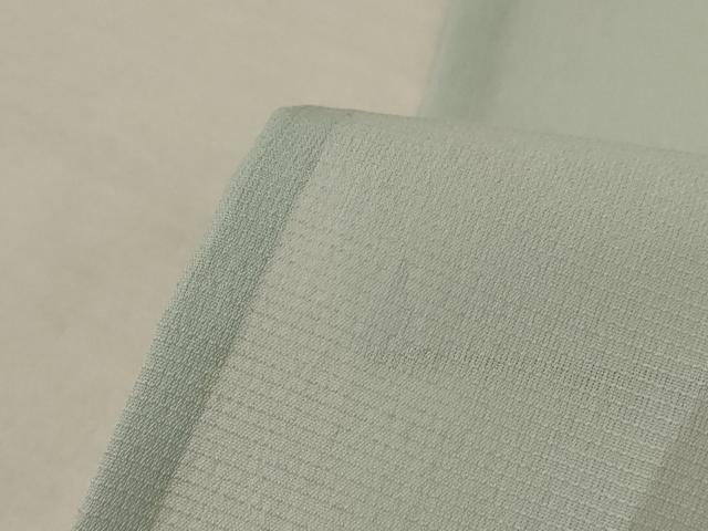 平和屋着物＊夏物　小紋　紗　草花文　正絹　逸品　AABL6719jd
