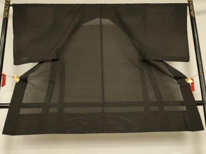 平和屋着物▽男性　羽織　スリーシーズン　春夏秋　塵除け　正絹　逸品　AABL6720jd