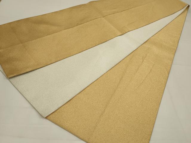 平和屋着物◎綴れ　全通柄袋帯　金糸　正絹　逸品　AABL6738ou