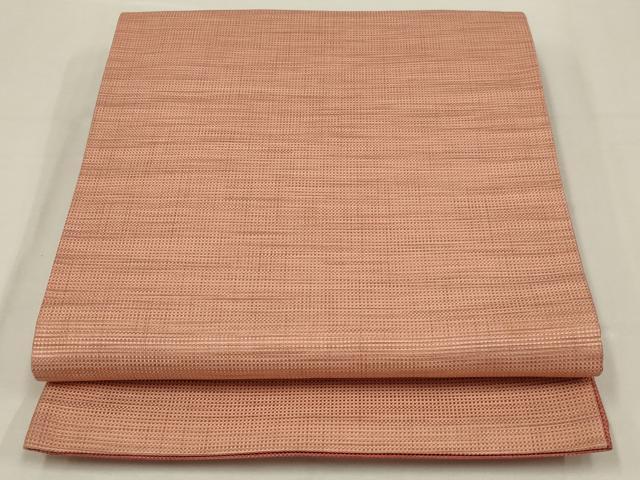 平和屋着物◎両面　全通柄袋帯　一斤染色　正絹　逸品　AABL6753ou