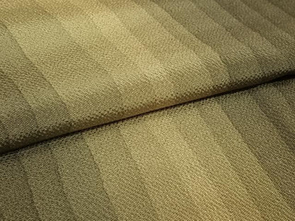 平和屋着物▽上質な小紋　単衣　変わり縞　鬼しぼ縮緬　正絹　逸品　未使用　AABL6765jh