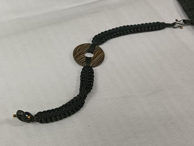 平和屋着物▽男性　長羽織　スリーシーズン　春夏秋　塵除け　黒地　正絹　逸品　AABL6772jh