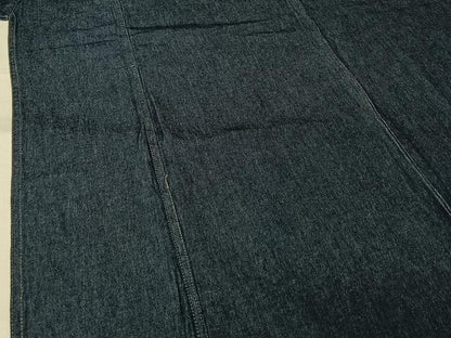 平和屋着物▽デニム着物　単衣　霞文　綿　AABL6782jh