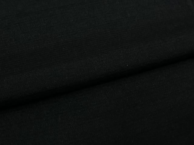 平和屋着物▽長羽織　スリーシーズン　春夏秋　塵除け　黒地　正絹　逸品　AABL6791jh