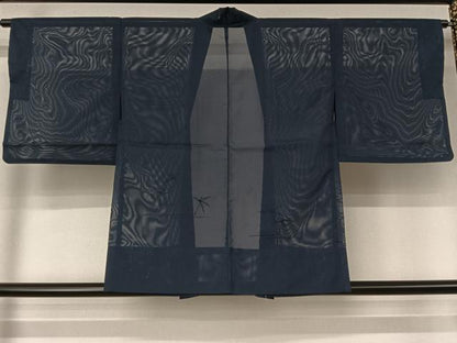 平和屋着物▽羽織　スリーシーズン　春夏秋　塵除け　草葉文　洗える着物　AABL6807jh