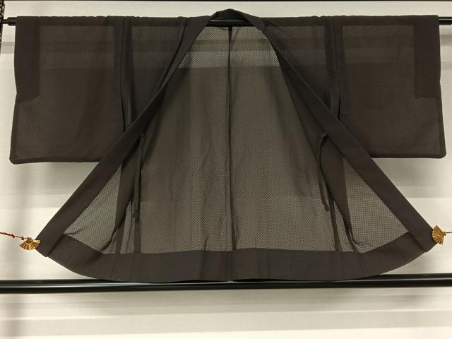 平和屋着物▽羽織　スリーシーズン　春夏秋　塵除け　水玉文　洗える着物　AABL6833jh