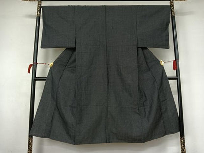 平和屋着物▽男性　小紋　単衣　総詰め　AABL6843jh