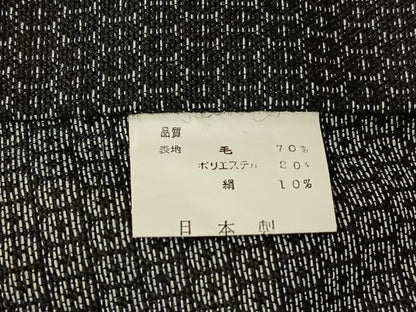 平和屋着物▽男性　小紋　単衣　総詰め　AABL6843jh