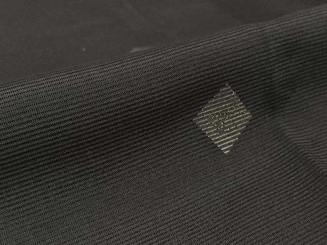 平和屋着物▽訪問着　無双　紗袷　紗×絽　幾何学文様　銀彩　正絹　逸品　AABL6852jh